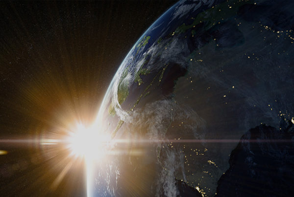 Image of the Earth from space.